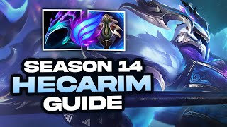 DOAENELS SEASON 14 HECARIM GUIDE for Beginners  Runes Builds Pathing amp More [upl. by Felicidad682]