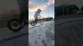 Getting used to that new bike bmx bmx4ever wicked kid dream skatepark fitbikeco [upl. by Dorsey]