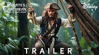 Pirates of the Caribbean 6 Return Of Davy Jones Trailer Johnny Depp [upl. by Ayetal]