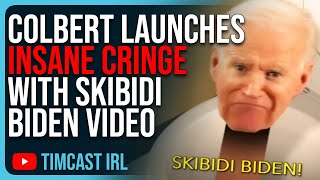 Steven Colbert Launches INSANE CRINGE With Skibbidi Biden Video Gen Z FURIOUS [upl. by Casper]