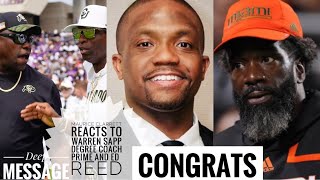 Maurice Clarett REACTS To Warren Sapp DEGREE Coach Prime Ed Reed “MESSAGE”🤯 [upl. by Nitsew]