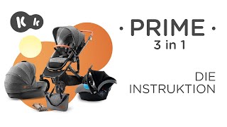 PRIME 3 in 1Kinderwagen von Kinderkraft  Montageanleitung [upl. by Nesta18]