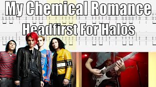 My Chemical Romance Headfirst for halos Guitar Lesson With Tab [upl. by Noizneb]