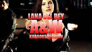 AampW  Lana Del Rey Instrumental Karaoke KARAOKampJ [upl. by Aowda411]