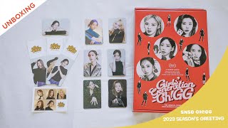 UNBOXING SNSD OhGG 2023 Seasons Greetings l 소녀시대 오지지 2023 시즌그리팅 ASMR 언박싱 [upl. by Anidnamra]