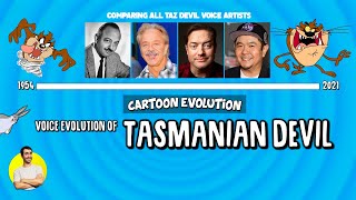 Voice Evolution of TAZ the TASMANIAN DEVIL  67 Years Compared amp Explained  CARTOON EVOLUTION [upl. by Atener301]