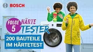 Diese ultimativen Tests durchläuft deine Bosch Waschmaschine 🙌🫢  Folge 5  HÄRTETESTER by Bosch [upl. by Aisitel]