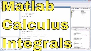 Matlab Training  57  Indefinite and Definite Integrals [upl. by Ahsatin]