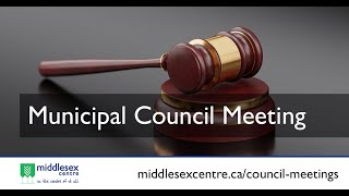 November 6 2024  Middlesex Centre Council Meeting  Part A [upl. by Yrahcaz246]