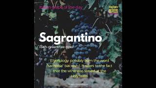 Sagrantino [upl. by Gough]