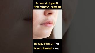 Face and Upper lip Hair removal remedies shorts homemade tips viralvideo [upl. by Attenoj]