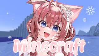 【VTuber】【ENG日本語】Building my house Exploring the Nether and more ♡ [upl. by Lokkin]