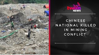 Chinese national killed in mining conflict [upl. by Caryn]