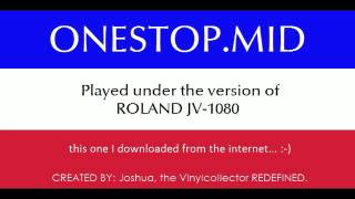 ONESTOPMID  Roland JV1080 [upl. by Servetnick]