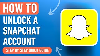 How to Unlock a Snapchat Account 2024 Easy Tutorial [upl. by Okiram701]