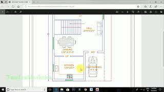 AutoCAD Civil 2D House plan Tamil Tutorial Part1 [upl. by Noelani439]