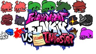 FNF VS Human Impostor V2 FULL OST Friday Night FunkinFNF MODFULL ALBUM [upl. by Imot502]