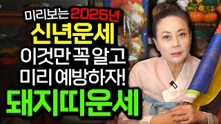 ✨미리보는 2025년 을사년 신년운세 돼지띠운세✨2025년 을사년 돼지띠에게 생길 큰 변화들 돼지띠 59년생 71년생 83년생 95년생 돼지띠운세 복돼지 재물 금전운 대박난다 [upl. by Notsag]