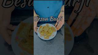 Besan Barfi Recipe  Indian Twist ASMR  shortsfeed asmr food indiandessert sweet recipe [upl. by Kenlay]