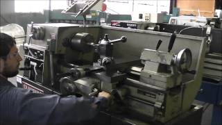 Clausing 1300 Lathe  Variable Speed Tool Room Lathe [upl. by Yrohcaz]