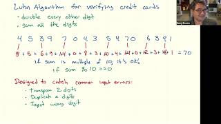 Checksums The Luhn Algorithm for Verifying Credit Card Numbers [upl. by Marci]