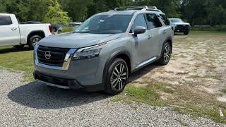 70696 2024 Nissan Pathfinder Platinum in Boulder Gray [upl. by Gredel]