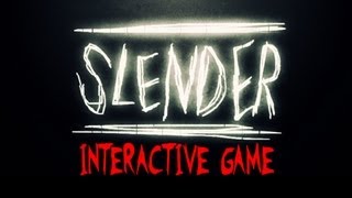 SLENDER  THE SCARIEST INTERACTIVE GAME START [upl. by Letta728]