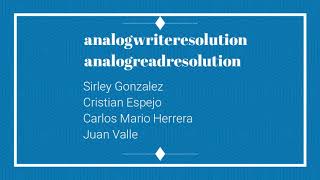 Funciones Arduino analogwriteresolution y analogreadresolution [upl. by Ivanna198]