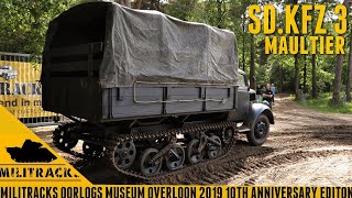 Offroading with the SdKfz 3 Maultier at Militracks 2019 [upl. by Naek]