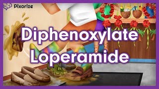 Loperamide vs Diphenoxylate Mnemonic for USMLE [upl. by Angadreme508]