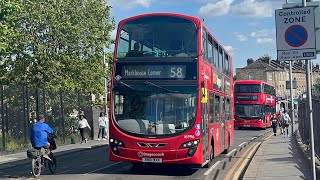 London Buses at Leyton 220624 [upl. by Harbert633]