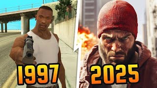 Evolution of Grand Theft Auto 19972025 NEW [upl. by Lenrad]