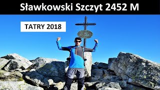 Sławkowski Szczyt 2452 M  Tatry [upl. by Enasus]