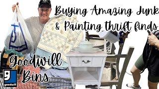 Goodwill Bins Buying Amazing Home Decor amp Clothes  And Painted Home Decor Makeovers  Reselling [upl. by Eibocaj]