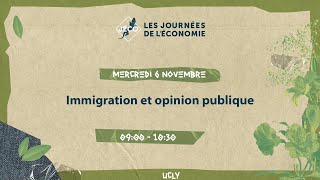 Immigration et opinion publique  611  9h00 UCLY [upl. by Zahavi]