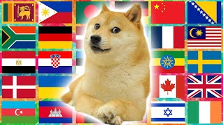 Doge in 70 Languages Meme [upl. by Vacuva]