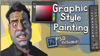 Painting in a Graphic Style  Tutorial and Tips [upl. by Moreville287]