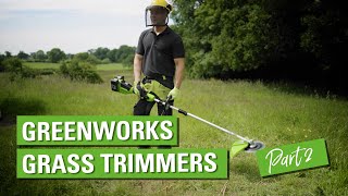 Greenworks Grass Trimmers  Part 2 [upl. by Gross]