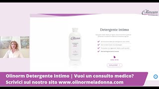 Olinorm Detergente Intimo Oleato  Scopri perchè è utile [upl. by Uhp618]