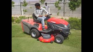 MOTIgarden RideOn Lawn Mower XX220HD Demo [upl. by Ahsemot882]