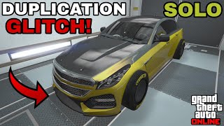 NEW BEST SOLO CAR DUPLICATION GLITCH EASY  Make MILLIONS  GTA 5 Online [upl. by Lebasy871]