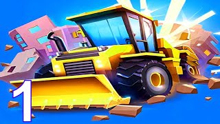 Dozer Demolish  All Levels Gameplay Android iOS Walkthrough Part 1 [upl. by Lehsreh]