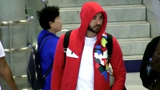 EXCLUSIVE Karim Benzema arriving at Charles de Gaulle airport in Paris [upl. by Ginzburg795]