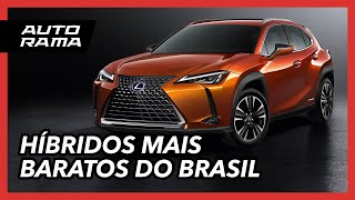 5 CARROS HÍBRIDOS MAIS BARATOS DO BRASIL  Lista Autorama [upl. by Airitak614]