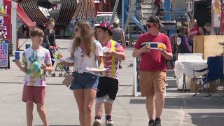 WWNY Enjoying the food at the Gouverneur and St Lawrence County Fair [upl. by Jeannie]