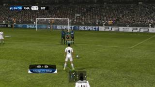 PES 2011 Gameplay  UCL Final  Real Madrid vs Inter Milan 1080p [upl. by Simon802]