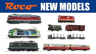 NEW ROCO Model Railway Items HOScale amp HOeScale new models [upl. by Novyar]