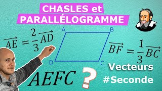 Démontrer un PARALLÉLOGRAMME à partir de propriétés et Chasles  Exercice Corrigé  Seconde [upl. by Annohsed52]