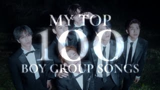 My Top 100 Boy Group Songs updated version [upl. by Anifled686]