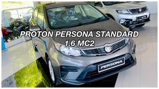 PROTON PERSONA STANDARD MC2 JET GREY SEDAN CAR [upl. by Ilona]